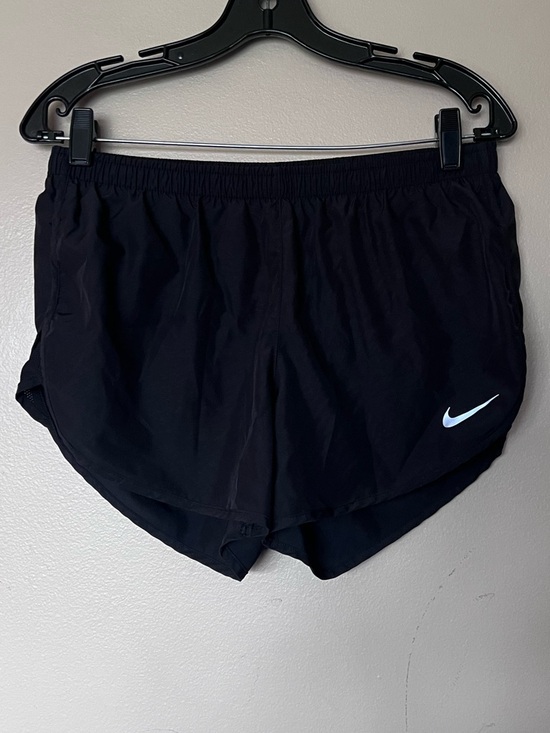 Nike Pants - Nike Black Women's Dri-FIT Athletic Shorts with White Swoosh